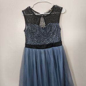 Blue semi formal dress